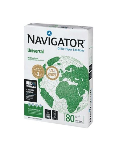 NAVIGATOR PAPEL UNIVERSAL A3 80GR CAJA 5 PAQUETES