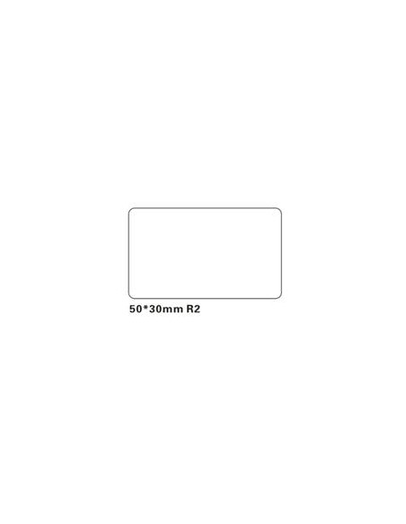 NIIMBOT ETIQUETAS DE TRANSFERENCIA TÉRMICA 50 X 30MM 230 ETIQUETAS POR ROLLO PARA B21