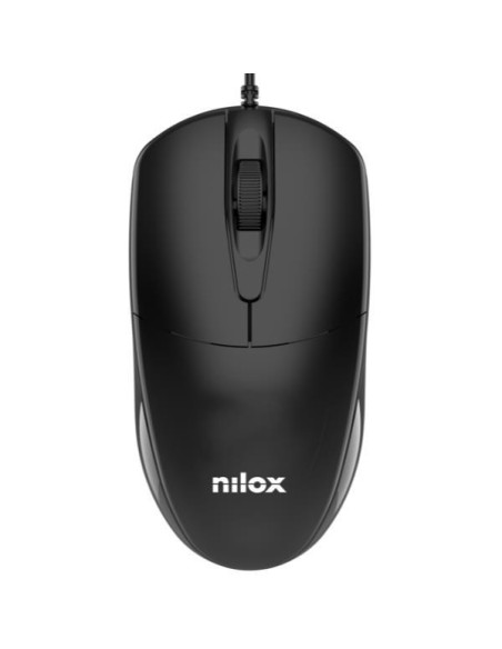 NILOX RATÓN CABLE USB 1200DPI NEGRO