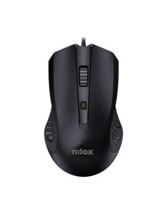 NILOX RATÓN CABLE USB 2400DPI NEGRO