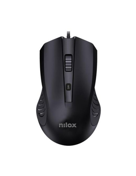 NILOX RATÓN CABLE USB 2400DPI NEGRO