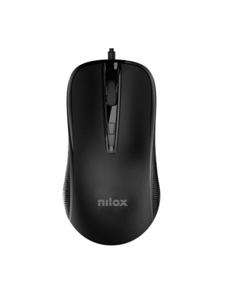NILOX RATÓN CABLE USB 2400DPI NEGRO