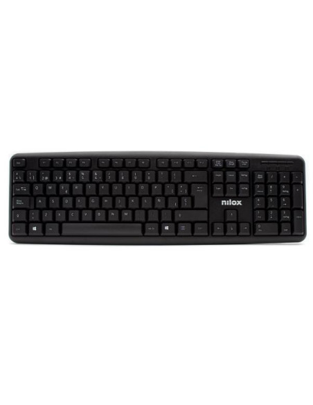 NILOX TECLADO CABLE USB NEGRO ESPAÑOL