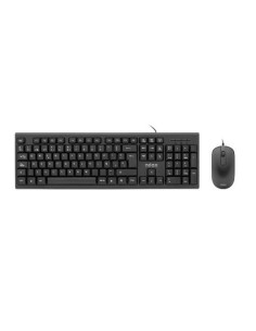 NILOX COMBO TECLADO  RATÓN CABLE USB NEGRO