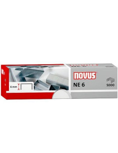 NOVUS GRAPAS NE 6 SUPER PARA GRAPADORAS ELÉCTRICAS CAJA -5000U-