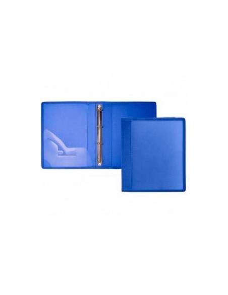 OFFICE BOX CARPETA ANILLAS 2 X 40MM A4 TELA AZUL