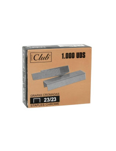 OFFICE CLUB GRAPAS 2323 CROMADAS -CAJA DE 1000