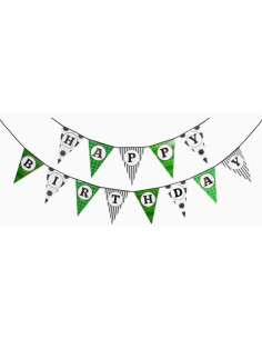 OH YEAH GUIRNALDA BANDERINES HAPPY BIRTHDAY FÚTBOL 5M