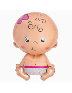 OH YEAH GLOBO BABY GIRL 71CM-28 APTO HELIO ROSA