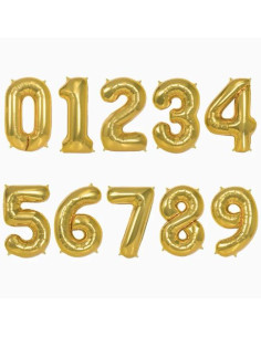 OH YEAH GLOBO POLIAMIDA N1 100CM ORO METALIZADO