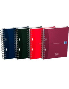 OXFORD CUADERNO OFFICE ESSENTIALS EUROPEANBOOK 4 MICROPERFORADO 100H A5 5X5 CSEPARADORES TEXTRADURAS CSURTIDOS