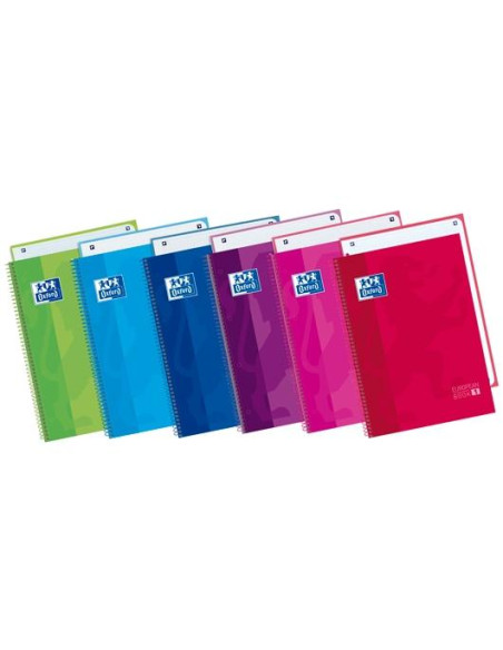 OXFORD CUADERNO CLASSIC EUROPEANBOOK 1 WRITE&ERASE 80H A4 5X5MM MICROPERFORADO TEXTRADURA CSURTIDOS