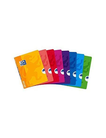 OXFORD LIBRETA GRAPADA OPENFLEX 48H A5 4X4MM TAPA DE PLÁSTICO CSURTIDOS