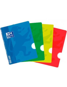 OXFORD LIBRETA GRAPADA CLASSIC OPENFLEX 48H A5 LISO TAPA DE PLÁSTICO CSURTIDOS