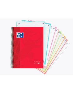 OXFORD CUADERNO EUROPEANBOOK 10 CLASSIC MICROPERFORADO 150 HOJAS 5X5 TAPAS EXTRADURAS CLASSIC A4 C SURTIDOS