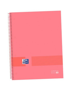 OXFORD CUADERNO &YOU EUROPEANBOOK 1 WRITE&ERASE A4 80H 5X5MM MICROPERFORADO TEXTRADURA PACK 5 UD WATERMELON