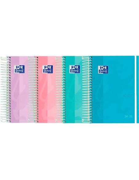 OXFORD AGENDA ESCOLAR TOUCH ESPIRAL 8 DP TEXTRADURA CSURTIDOS 2024-2025 CASTELLANO