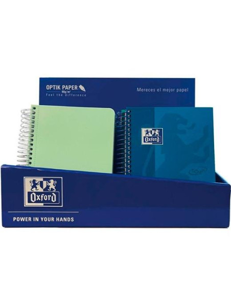 OXFORD CUADERNO EUROPEANBOOK TOUCHLIVE&GO MULTISECCIONES 80H A6 5X5 CSURTIDOS EXPOSITOR 12 UD