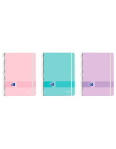 OXFORD AGENDA ANUAL LIVE&GO A5 ESPIRAL SEMANA VISTA 2025 CSURTIDOS PASTEL