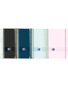 OXFORD AGENDA ESCOLAR LIVE&GO ESPIRAL 8 DP TPLÁSTICO CSURTIDOS 2025-2026 CASTELLANO