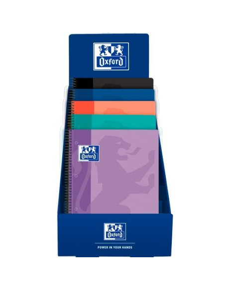 OXFORD CUADERNO EUROPEANBOOK 1 SCHOOL CLASSIC  80H A4 5X5 TAPA PLÁSTICO CSURTIDOS EXP 25 UD