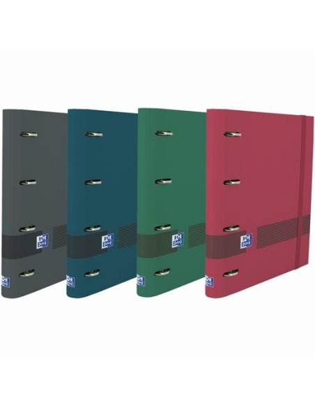 CARPEBLOC OXFORD SCHOOL EUROPEANBINDER OXFORD&YOU A4 4 anMIXTAS 35mm con RECAMBIO 100 hj HORIZONTAL SURTIDO NEUTRO 4 col