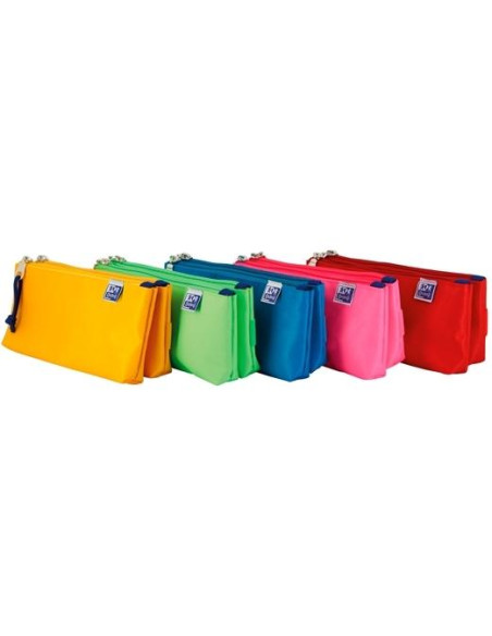 OXFORD KANGOO KIDS ESTUCHE PORTATODO DOBLE POLIÉSTER COLORES SURTIDOS