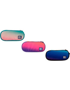 OXFORD ESTUCHE KANGOO GRADIENT COFRE POLIÉSTER RECICLADO CSURTIDOS PACK 3 UD