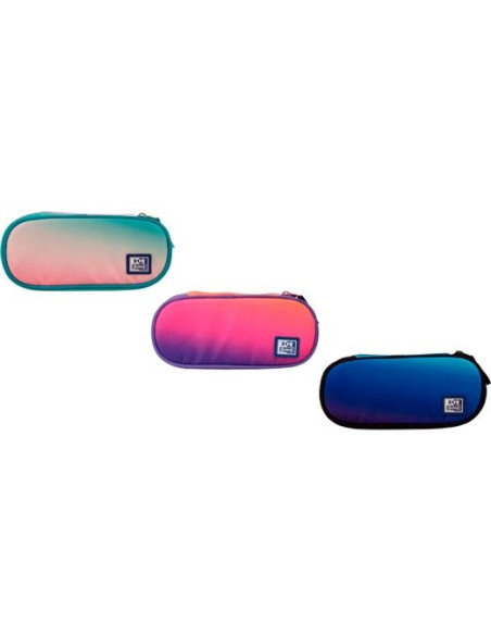 OXFORD ESTUCHE KANGOO GRADIENT COFRE POLIÉSTER RECICLADO CSURTIDOS PACK 3 UD