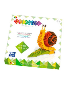 OXFORD ESCULTURA ORIGAMI 3D CREAGAMI CARACOL TAMAÑO PEQUEÑO NIVEL FÁCIL