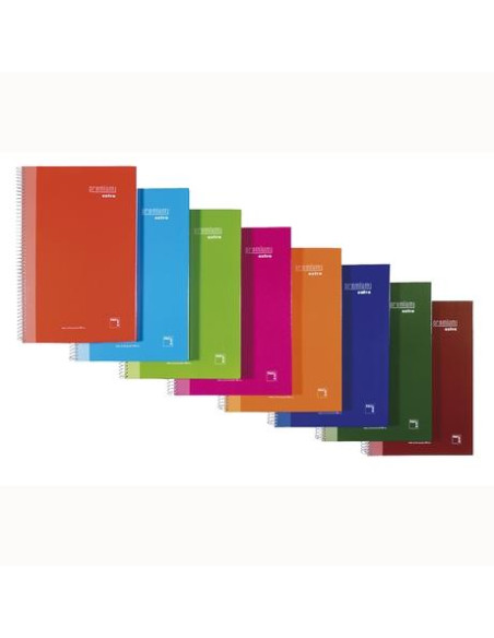 PACSA CUADERNO PREMIUM EXTRA 80H FOLIO 90GR 4X4MM CM TEXTRADURA PACK 4 UD CSURTIDOS