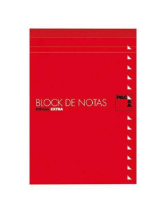 PACSA BLOC NOTAS 80H TREPADAS FOLIO 4X4 CON TAPA -10U-
