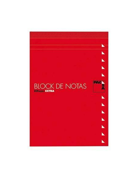 PACSA BLOC NOTAS 80H TREPADAS 8 4X4 CON TAPA -10U-