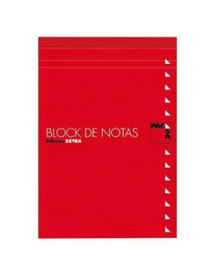 PACSA BLOC NOTAS 80H TREPADAS 8 LISO CON TAPA -10U-