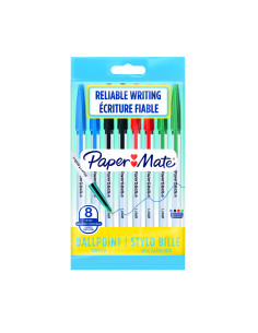 PAPER MATE BOLÍGRAFO 045 10M COLORES SURTIDOS BLÍSTER 8 UD