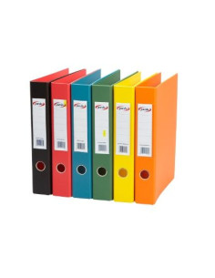 PARDO ARCHIVADOR ANILLAS 4 X 40MM FOLIO PLASTICO VERDE