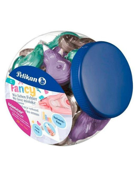 CORRECTOR CINTA PELIKAN FANCY ROLLER 5 mm x 6 m BOTE de 20 301961