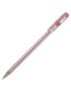 PENTEL BOLÍGRAFO SUPERB BK77 ROJO CAJA 12 UD