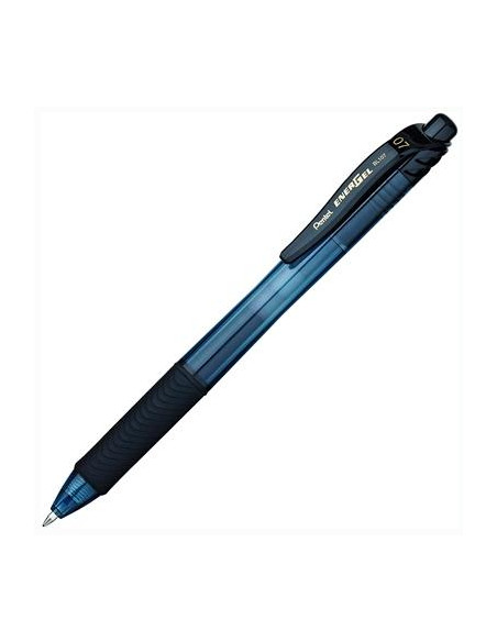 PENTEL BOLÍGRAFO ENERGEL RETRÁCTIL PUNTA 07MM NEGRO CAJA 12 UD
