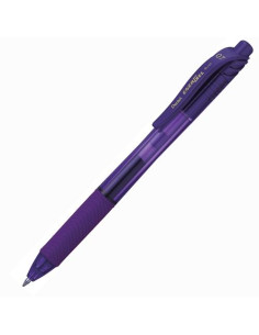 PENTEL BOLÍGRAFO ENERGEL RETRÁCTIL PUNTA 07MM VIOLETA CAJA 12 UD