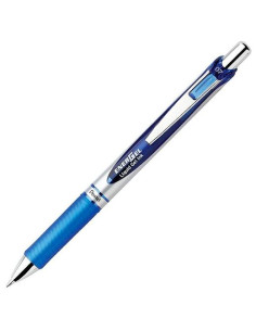 PENTEL BOLÍGRAFO ENERGEL RETRÁCTIL PUNTA 07MM AZUL -12U-