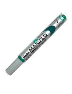 PENTEL MARCADOR PIZARRA BLANCA MAXIFLO MWL-5S VERDE CAJA 12 UD