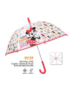 PERLETTI PARAGUAS INFANTIL 458 AUT POE FIBRA DE VIDRIO MINNIE