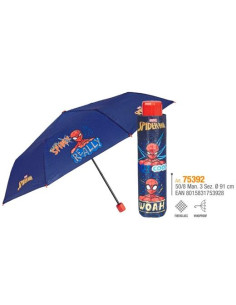 PERLETTI PARAGUAS INFANTIL 508 MAN FIBRA DE VIDRIO SPIDERMAN
