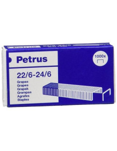 PETRUS GRAPAS 226-246 GALVANIZADAS -CAJA DE 1000 -25U-