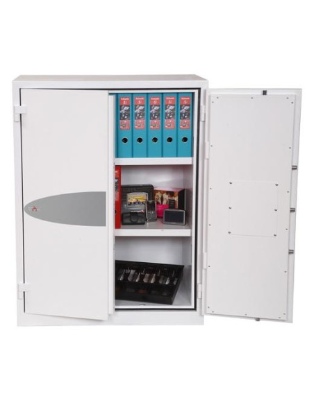 PHOENIX ARMARIO DE SEGURIDAD IGNIFUGO FIRE RANGER 1225X930X520MM 359L CERRADURA ELECTRÓNICA BLANCO
