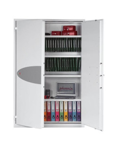 PHOENIX ARMARIO DE SEGURIDAD IGNIFUGO FIRE RANGER 1950X1250X520MM 851L CERRADURA ELECTRÓNICA BLANCO