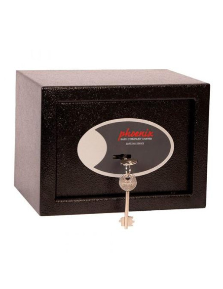 PHOENIX CAJA DE SEGURIDAD COMPACT HOME OFFICE 170X230X170MM 5L CERRADURA DE LLAVE NEGRO