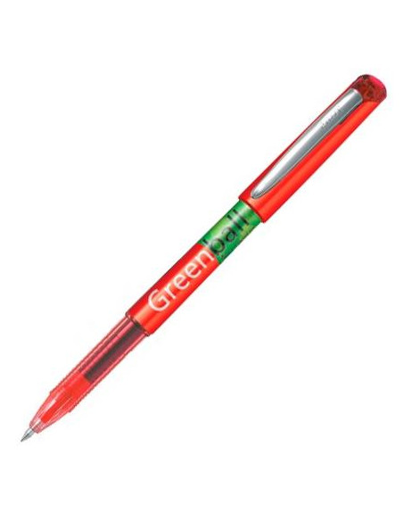 PILOT ROLLER TINTA LÍQUIDA GREENBALL 07 ROJO