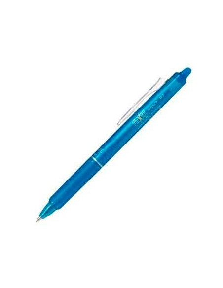 PILOT BOLÍGRAFO TINTA BORRABLE FRIXION CLICKER AZUL 07 CLARO
